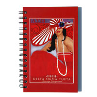hard cover spiral notebook with full color image