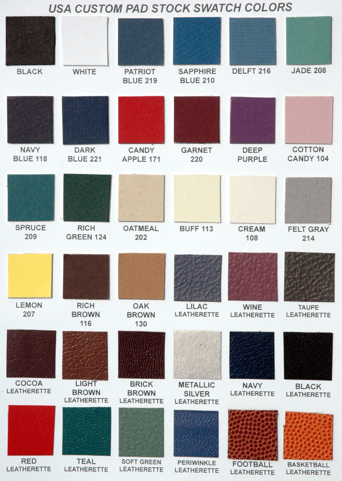 Standard Board Cover Colors