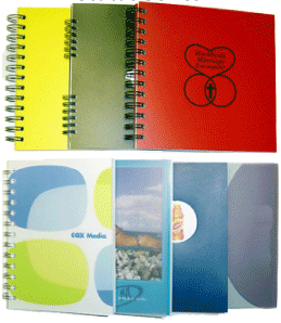 CLEAR POLY COVER NOTEBOOKS
